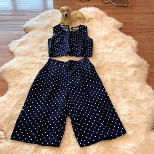 Women’s Polka Dot  Skirt with a Top Size M